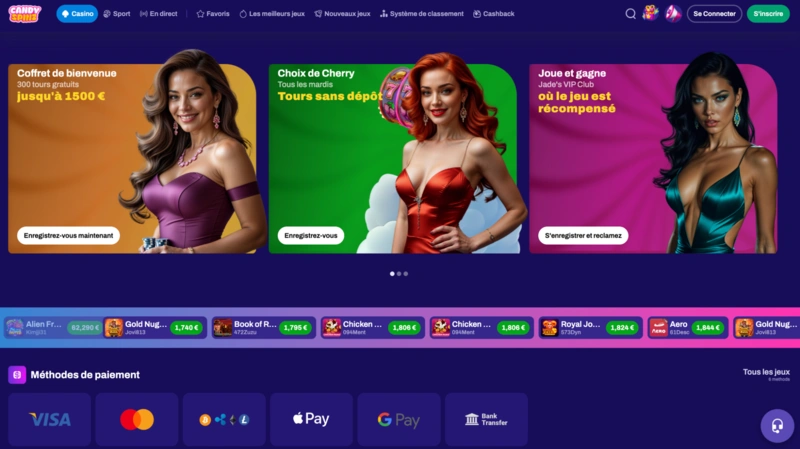 Candy Spinz Homepage